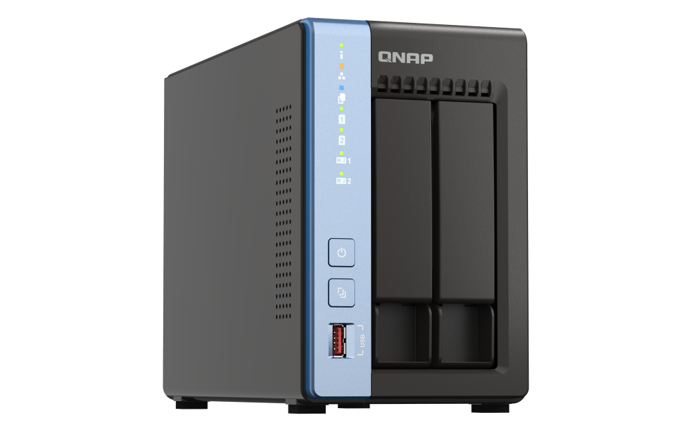 QNAP TS-264C 2-Bay 中小企NAS 可存储M.2 2280 SSD 