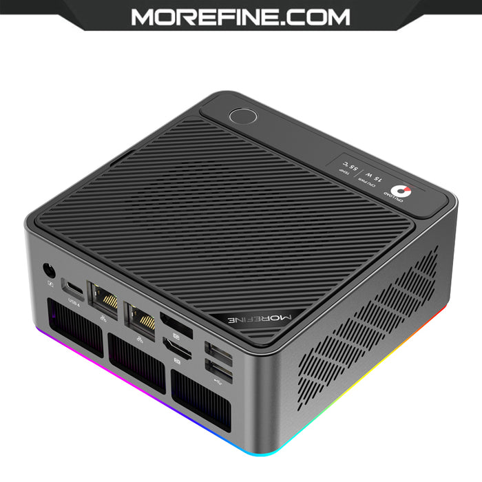 MOREFINE S700 迷你电脑32GB RAM 5600Hz+1TB SSD WIN11 PRO (INTEL ULTRA 7 155H) 