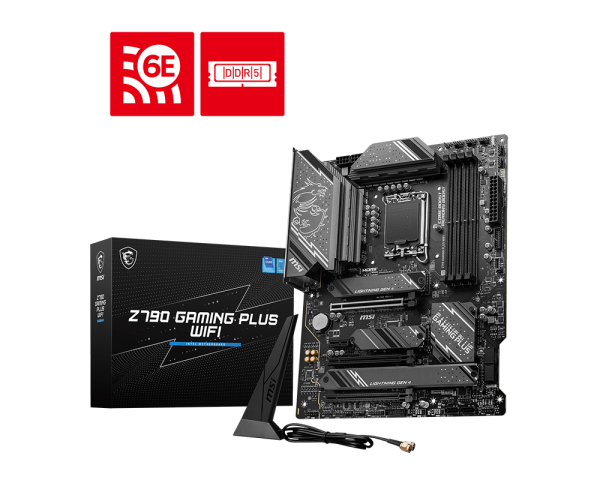 MSI 微星Z790 GAMING PLUS WIFI ATX 主机板(DDR5) 