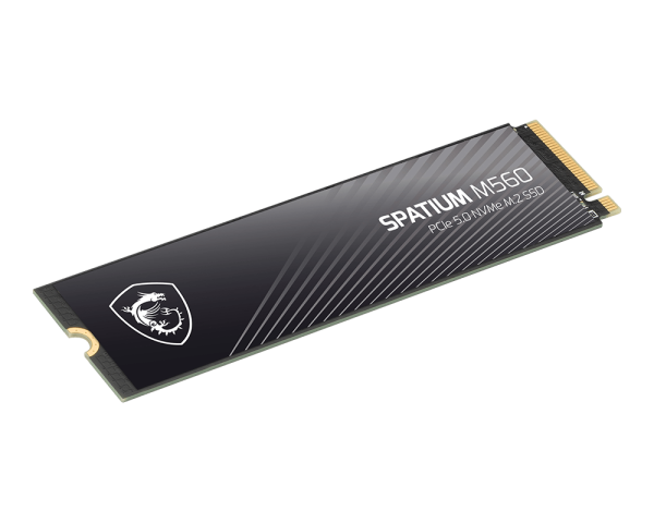 MSI 微星SPATIUM M560 SSD 固态硬碟PCIe 5.0 NVMe M.2 2280 10,300mb/s 