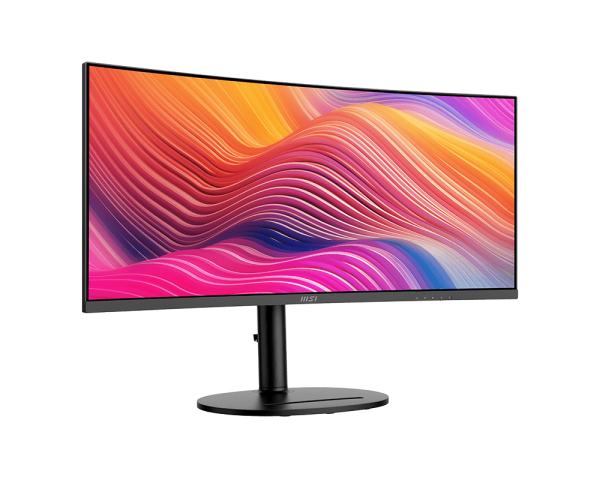 (内置喇叭) MSI 微星MD342CQP MONITOR 专业显示器34" UWQHD 120Hz VA 1500R Curved - 3440 x 1440 黑/白