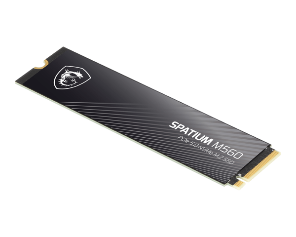 MSI 微星 SPATIUM M560 SSD 固態硬碟 PCIe 5.0 NVMe M.2 2280 10,300mb/s