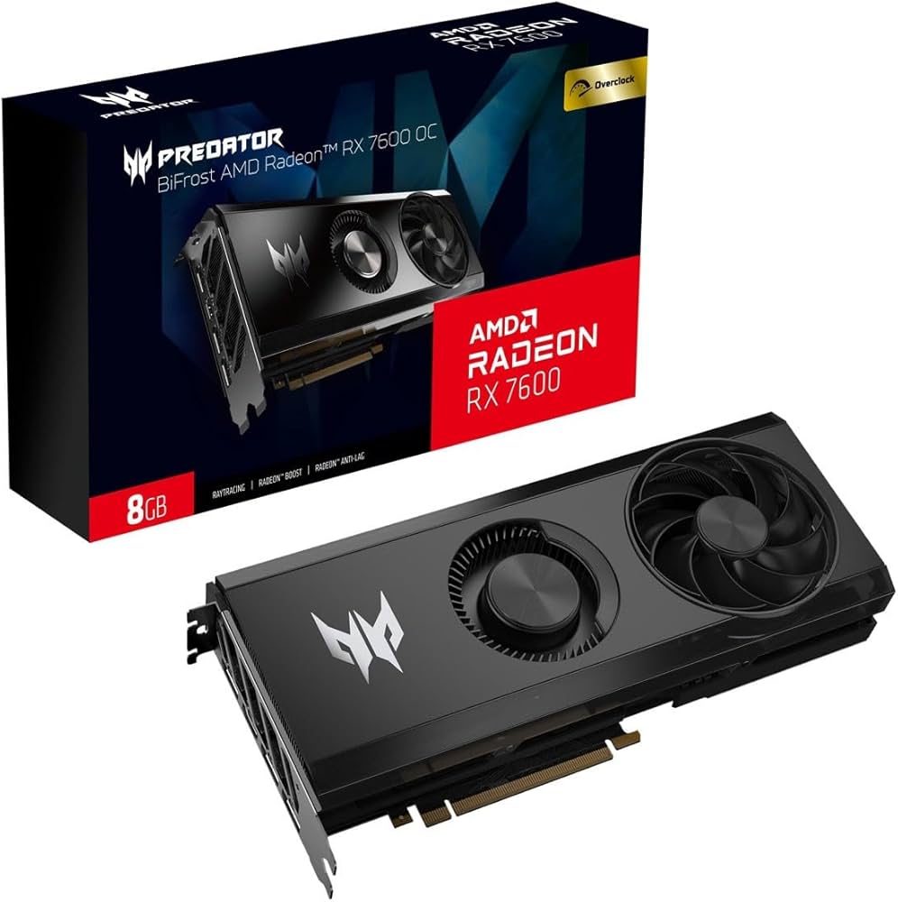 AcerPredator BiFrost Radeon™️ RX7600 8GB OC 显示卡