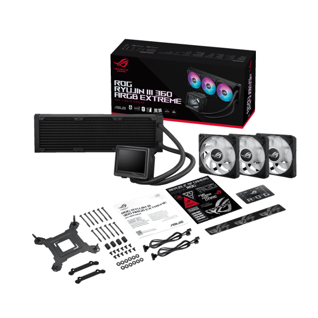 ASUS ROG RYUJIN III 360 ARGB Extreme 水冷散熱器 360mm