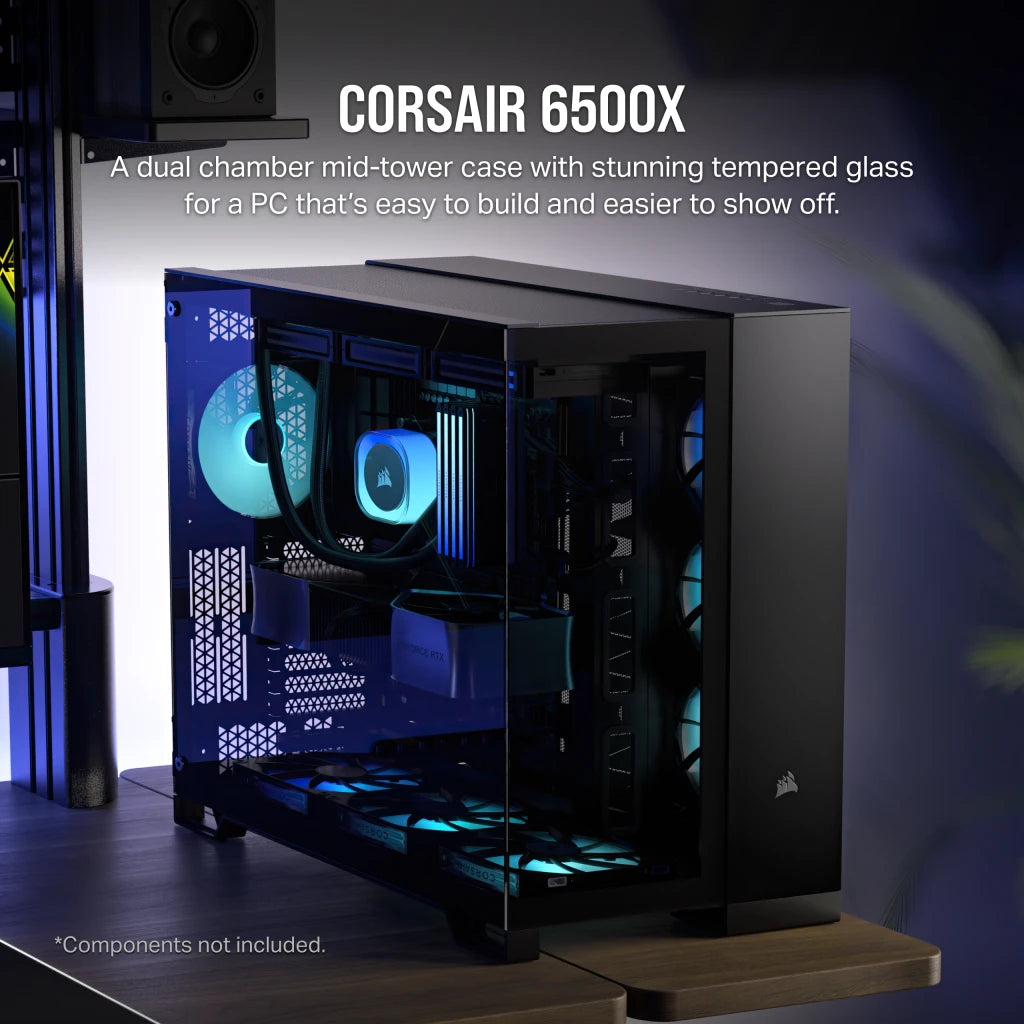 CORSAIR 6500X EATX 中塔機箱 強化玻璃 Dual Chamber