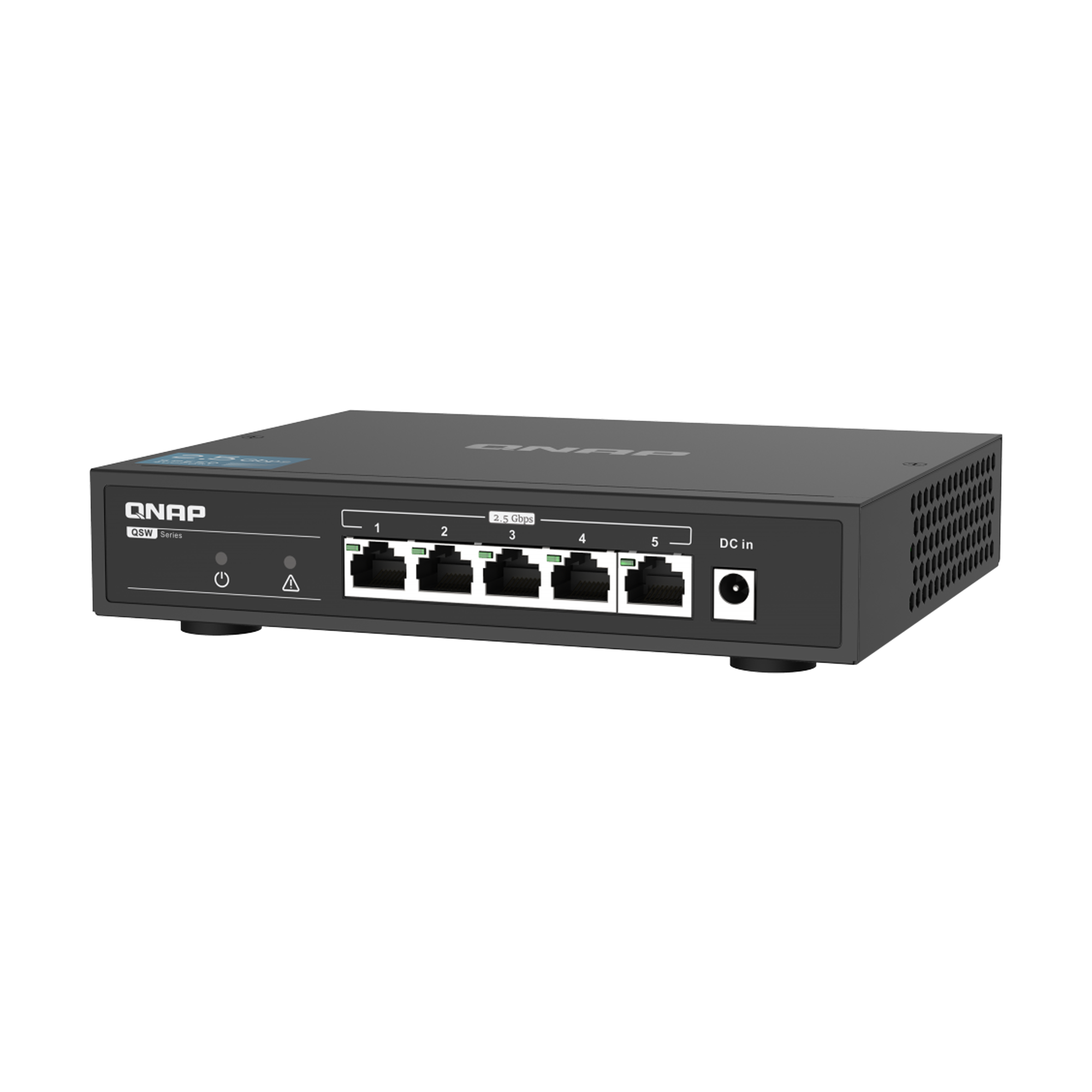 QNAP QSW-1105-5T 无网管型交换器5埠5Ports 2.5GbE 25Gbps 