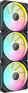 Corsair 海盜船 iCUE LINK LX120 RGB 120mm PWM PC Fans Starter Kit with iCUE LINK System Hub (Triple Pack 三件裝)(CO-9051026-WW)