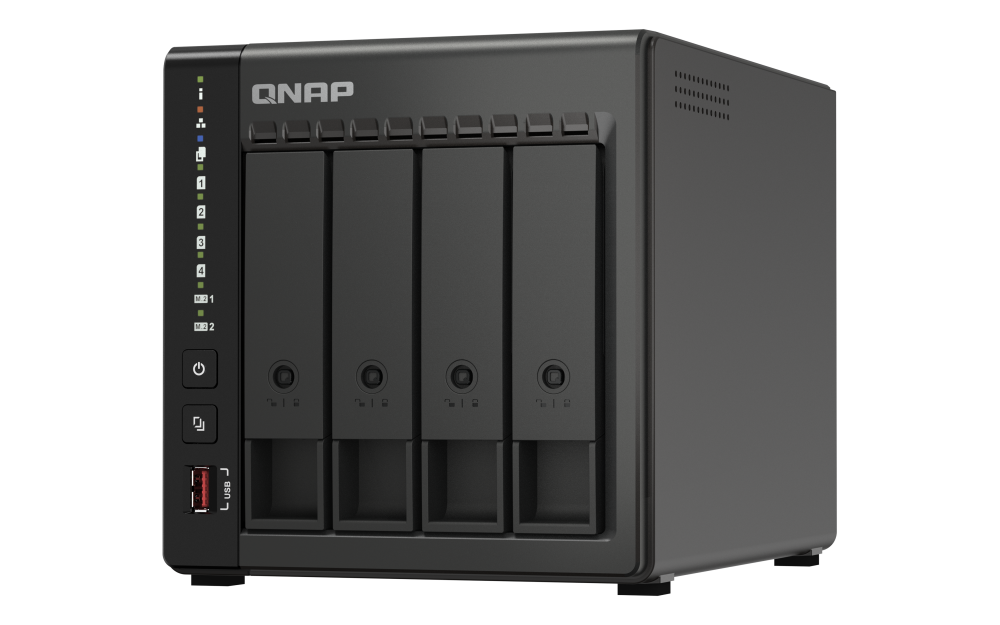 QNAP TS-464C2 4-Bay 中小企NAS 可存储M.2 2280 SSD 