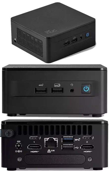 Intel NUC 13 Pro Kit - NUC13ANHi7 ( i7-1360P、DDR4 x2 、Thunderbolt 4 x2 )(可加2.5" HDD)