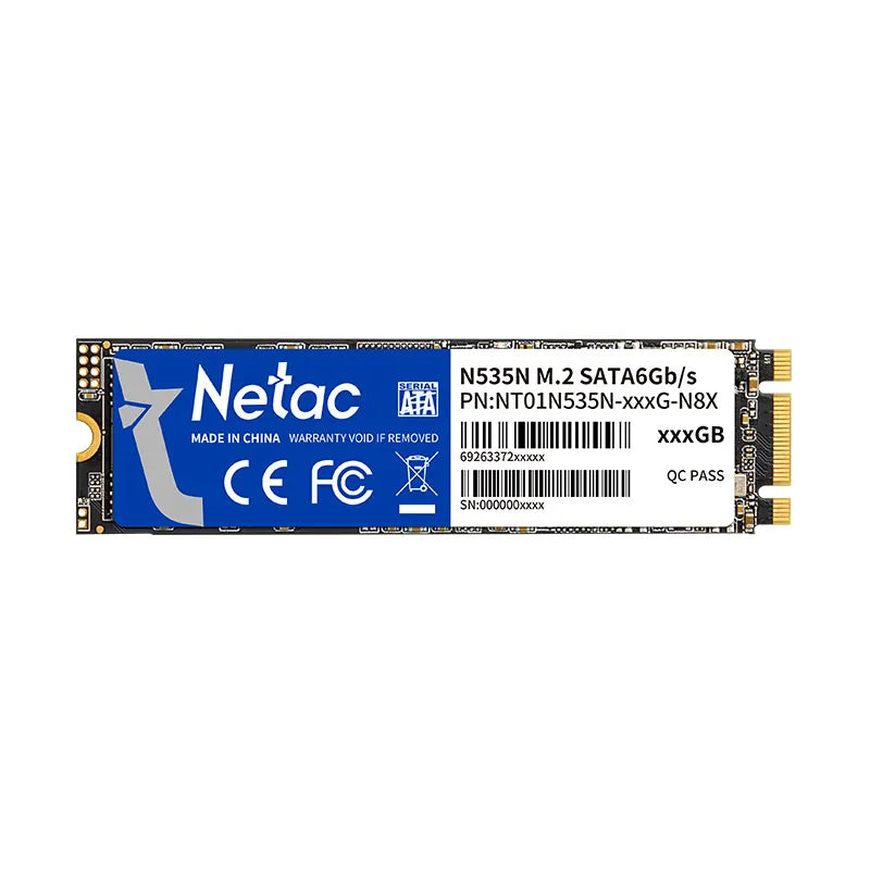 Netac N535N M.2 2280 SATA III SSD 储存状置512GB