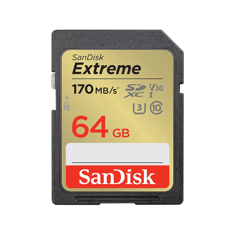 SanDisk Extreme SD UHS-I 記憶卡