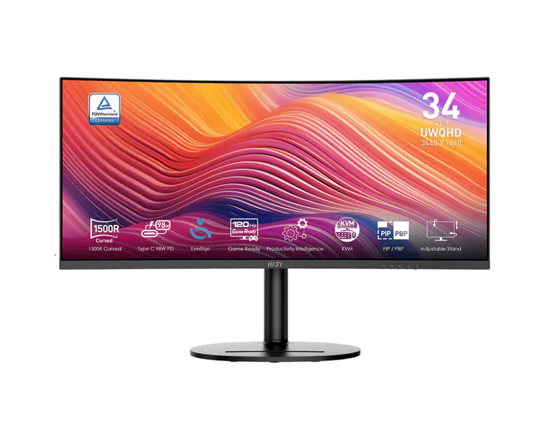 MSI Modern Series MD342CQP/MD342CQPW 34" UWQHD VA 120Hz Monitor