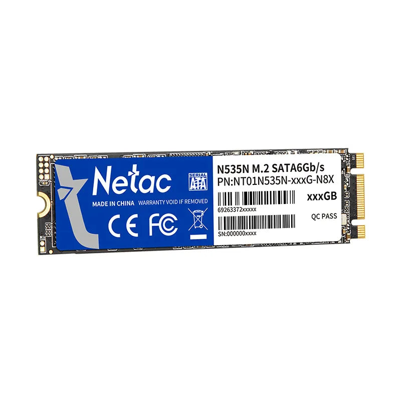 Netac N535N M.2 2280 SATA III SSD 储存状置512GB