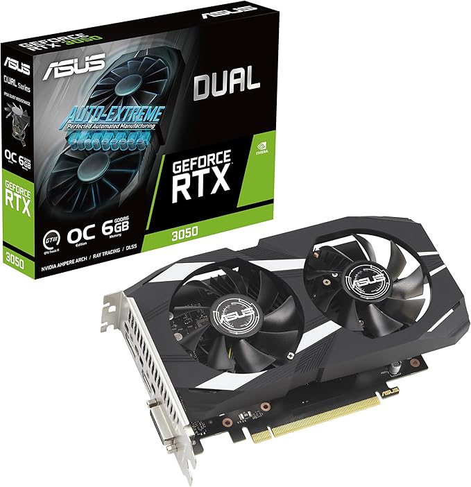 ASUS 華碩 Dual GeForce RTX™ 3050 OC 顯示卡 6GB GDDR6