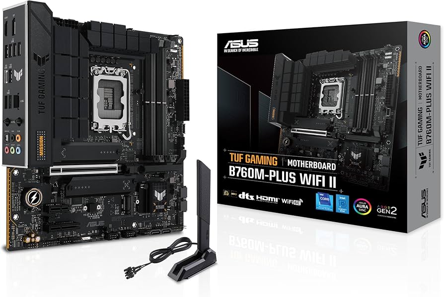 ASUS 華碩 TUF GAMING B760M-PLUS WIFI II mATX 主機板 DDR5