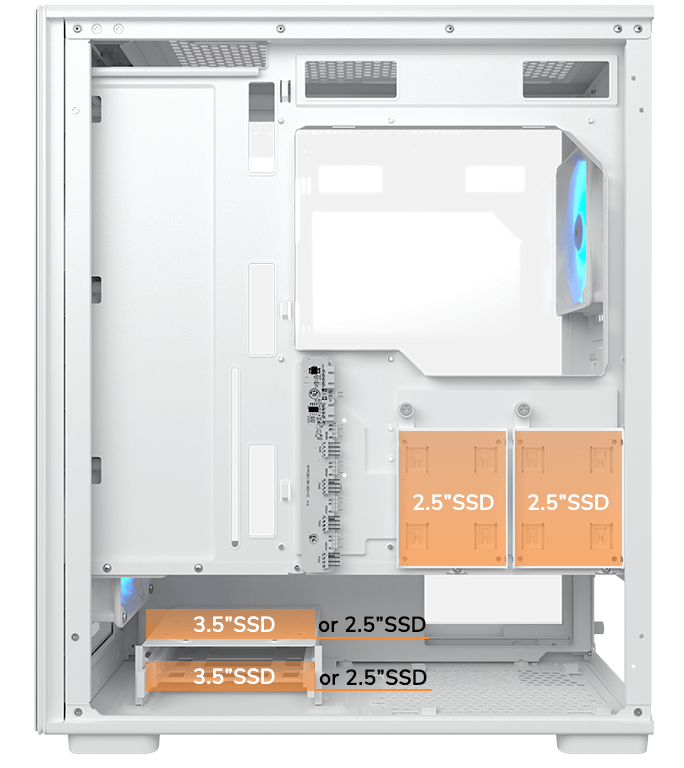 【新品推荐】Cougar MX220 RGB Case 电竞侧透玻璃机箱- 送4把ARGB风扇(黑/白) 