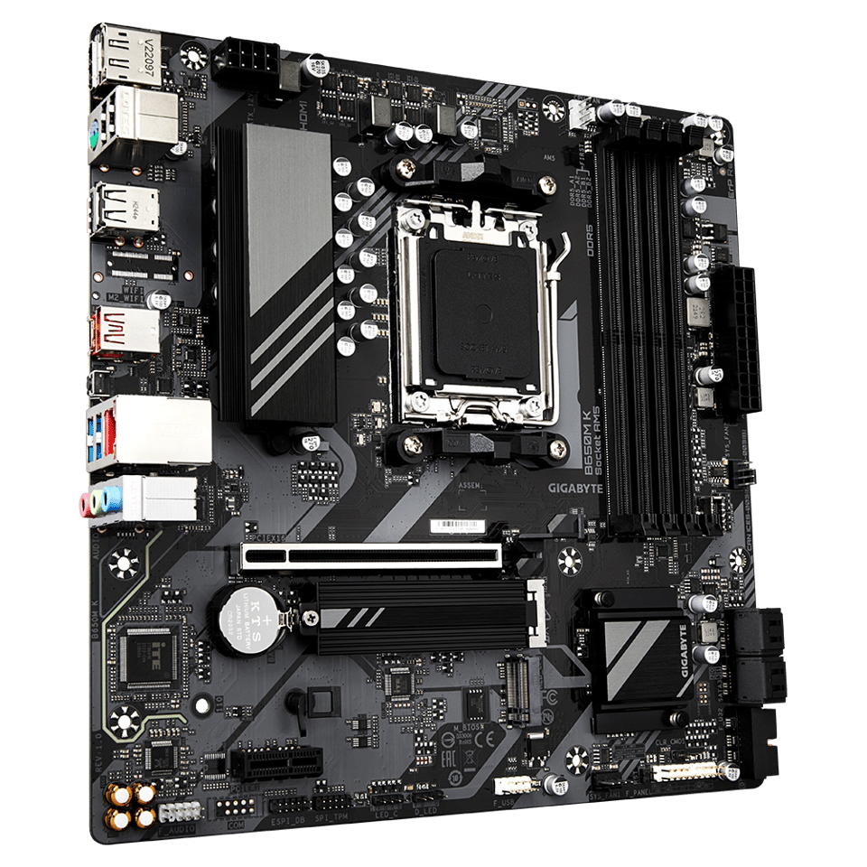 GIGABYTE 技嘉 B650M K mATX 主機板 (DDR5)