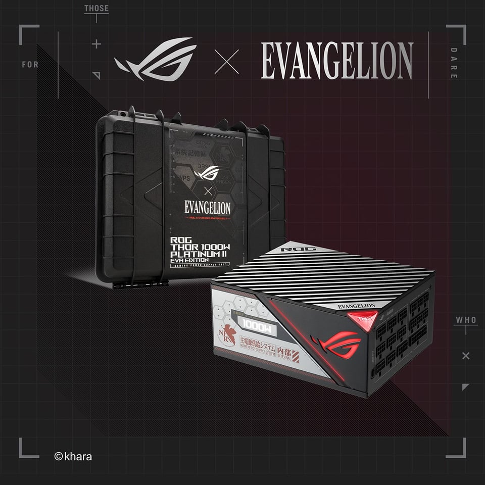 ASUS ROG THOR 1000P2 EVA GAMING Limited Edition 限量版 主機電源 80Plus Platinum