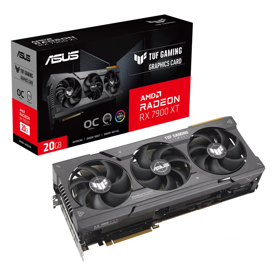 ASUS 華碩 TUF Gaming AMD Radeon RX 7900 XT OC 顯示卡 20GB GDDR6