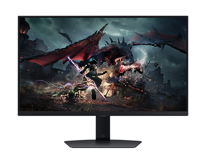 Samsung 三星Odyssey G5 27" 平面电竞显示器(27" / WQHD [2560 x 1440] / 80Hz / IPS / 1ms / DisplayHDR 400 / FreeSync / 4向人体工学支架) LS27DG502ECXXK 2024 