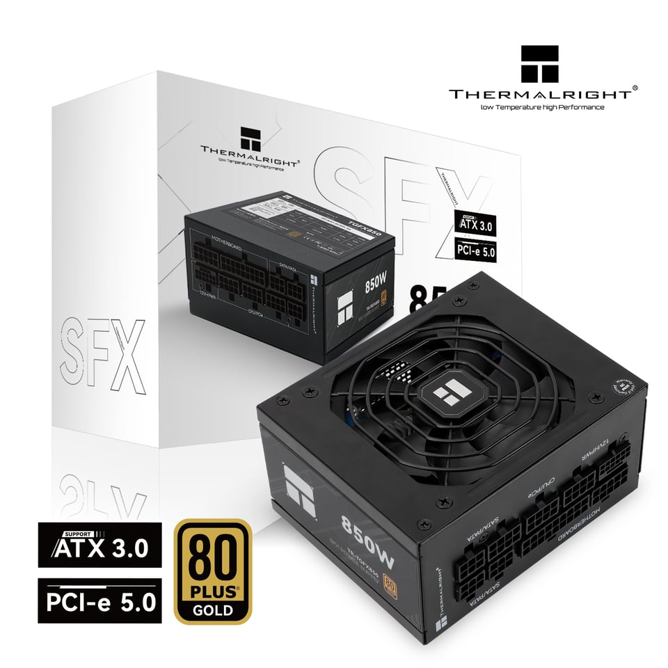 ThermalRight 利民TGFX850 850W 80Plus Gold 金牌全模组SFX 主机电源(5年保) 