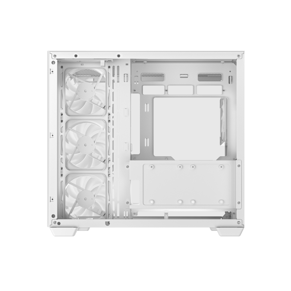 【情人节特惠】DEEPCOOL CG530 4F ATX CASE 机箱支援背插底板黑/白(内附4把ARGB风扇) 