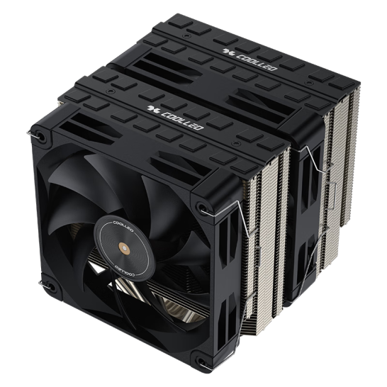 COOLLEO P60T V3 BLACK FAN 風冷散熱器 雙塔