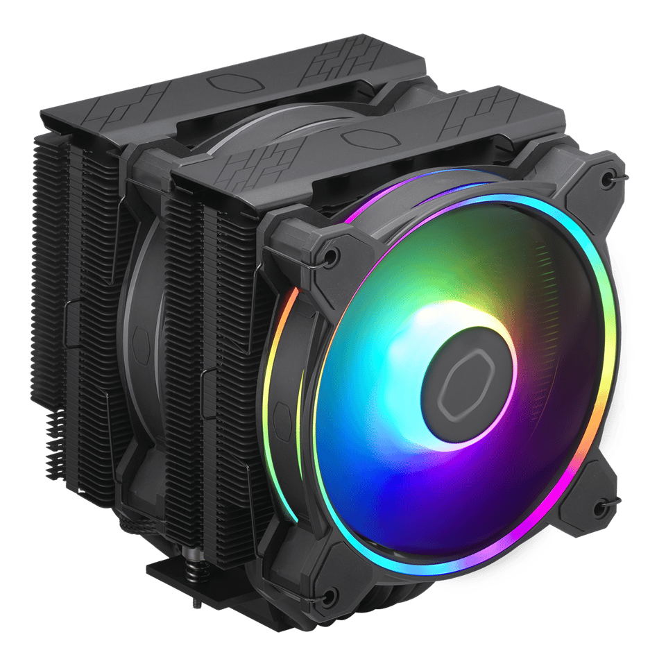 Cooler Master Hyper 622 Halo ARGB 風冷散熱器 雙塔散 黑 / 白