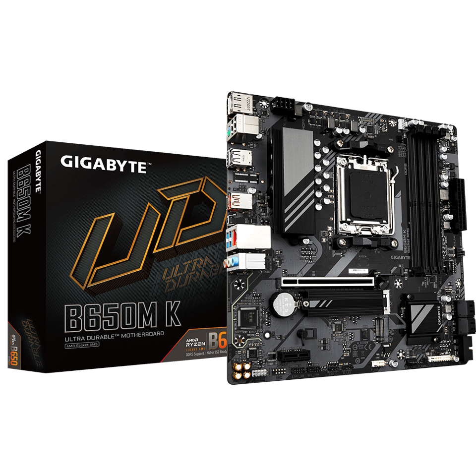 GIGABYTE 技嘉B650M K mATX 主机板(DDR5) 