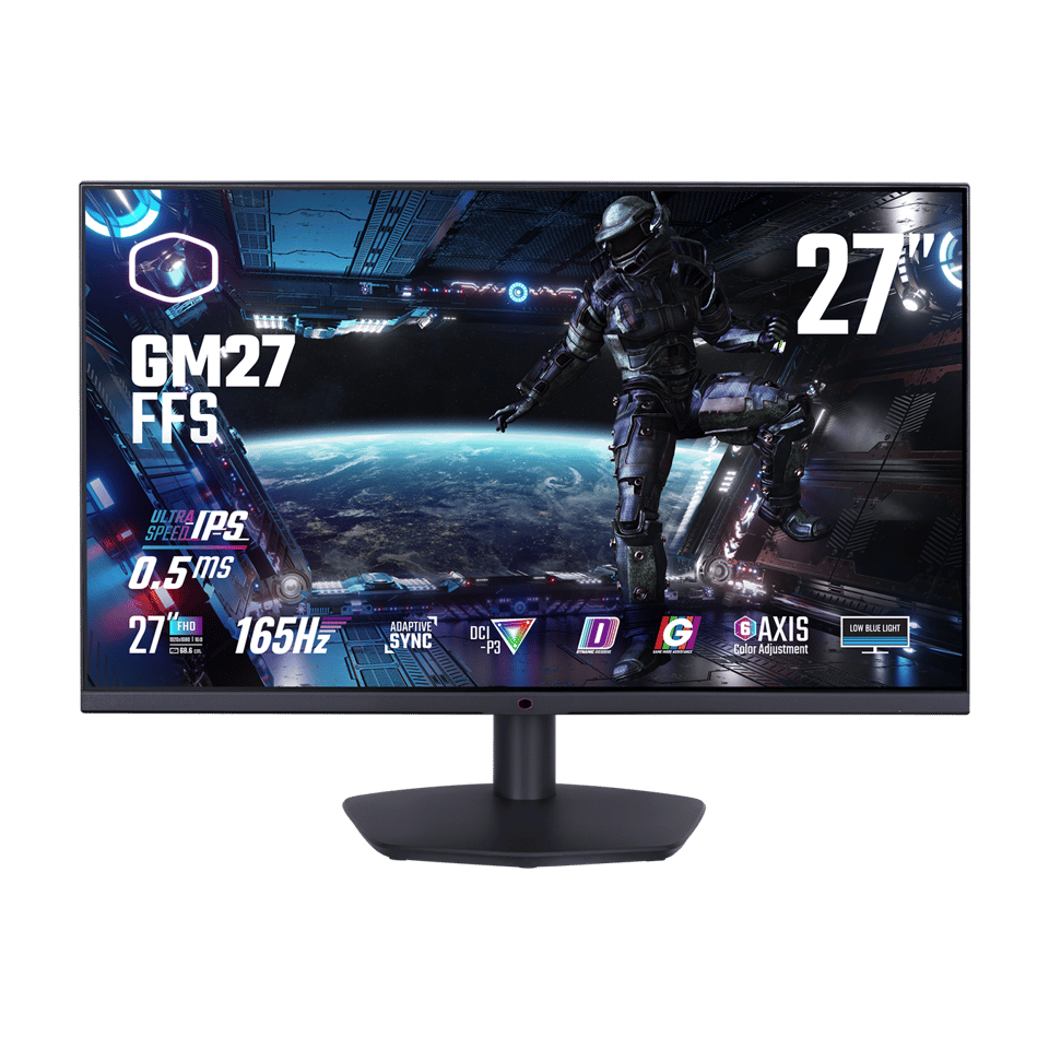 Cooler Master GM27-FFS 平面电竞显示器27" FHD 165Hz IPS - 1920x1080 