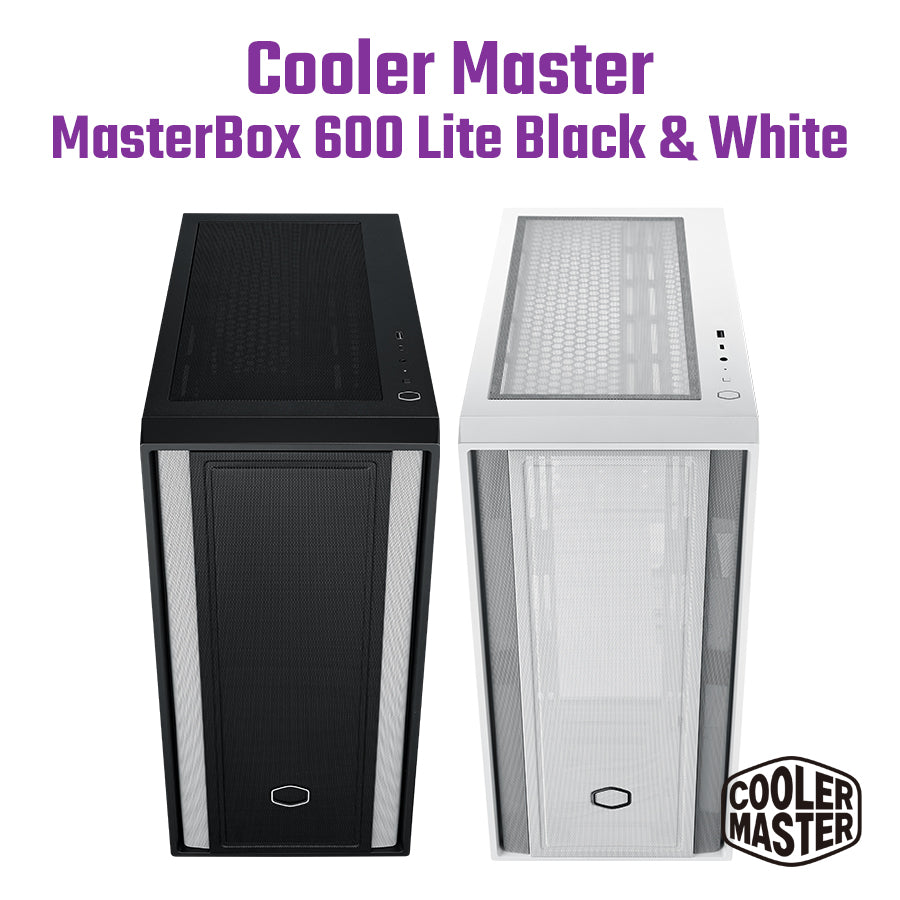 Cooler Master MasterBox 600 LITE ATX 機箱 黑 / 白