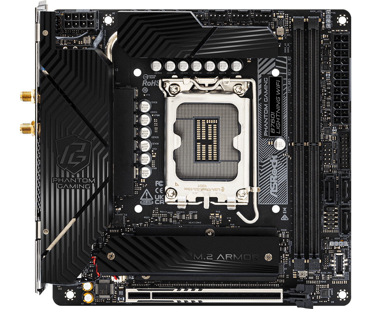 ASRock 華擎 Phantom Gaming B760I Lightning WiFi ITX 主機板 (DDR5)