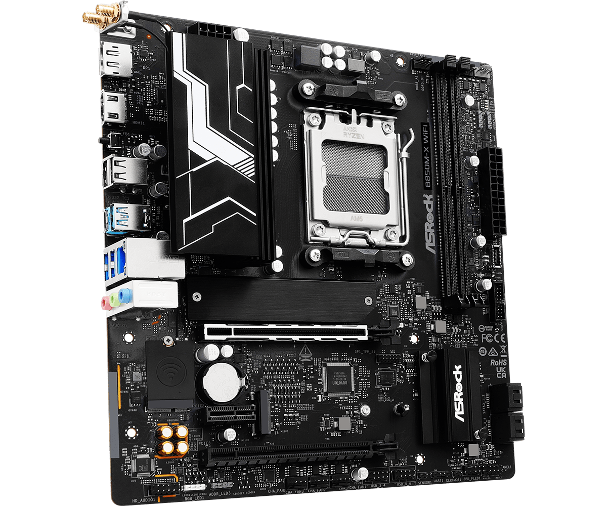 ASRock 华擎B850M-X WiFi MATX 主机板