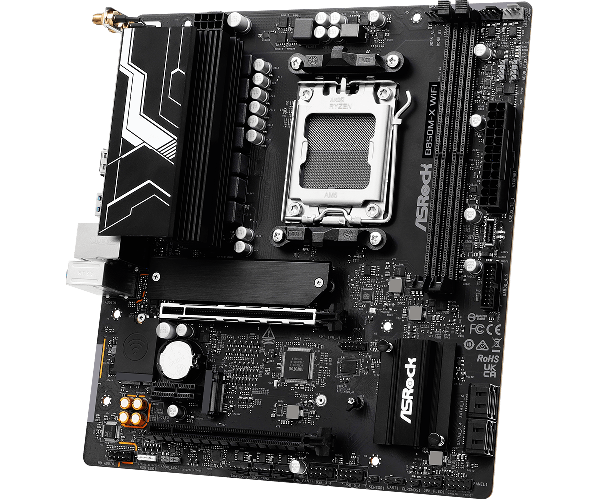 ASRock 华擎B850M-X WiFi MATX 主机板