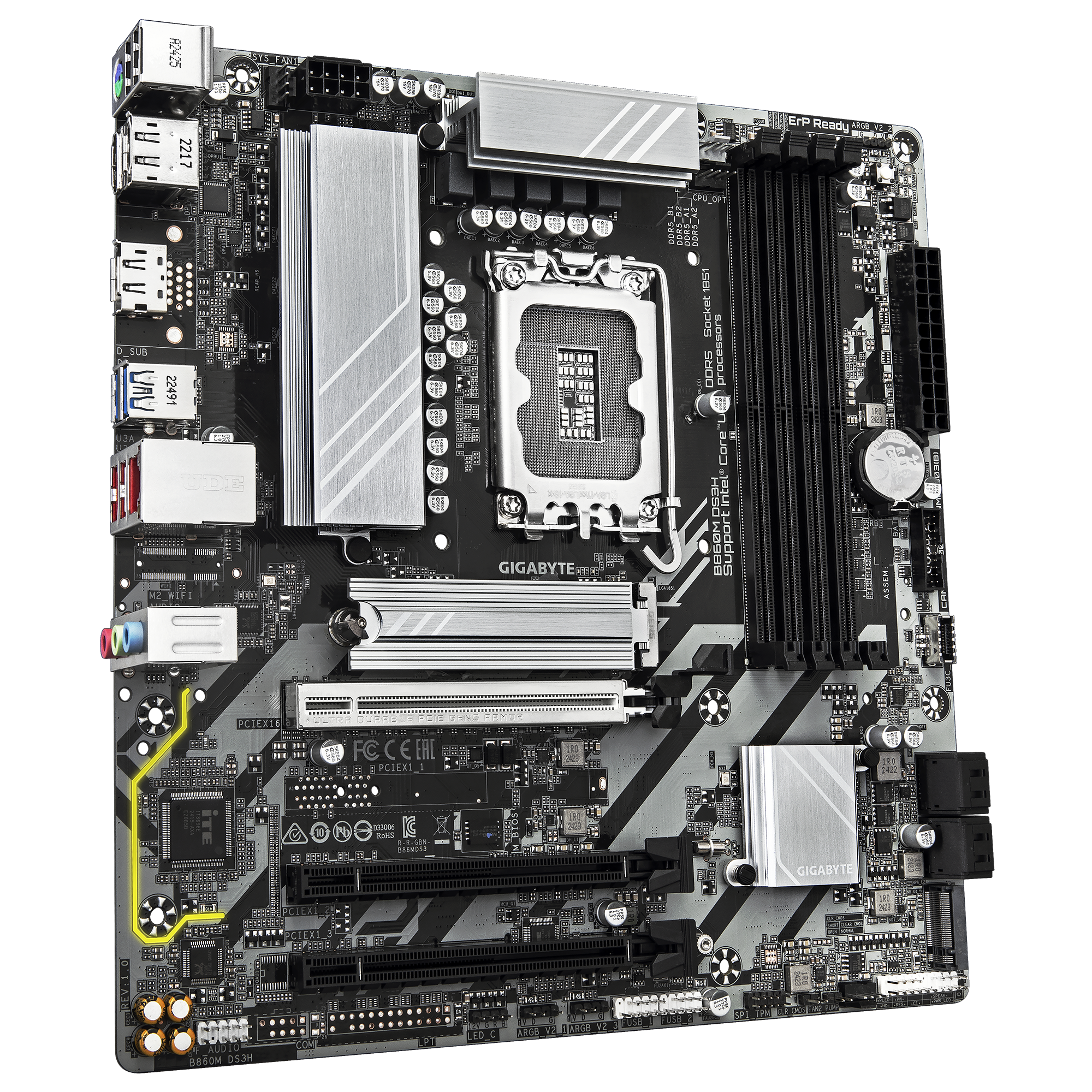 GIGABYTE 技嘉B860M DS3H MATX 主机板