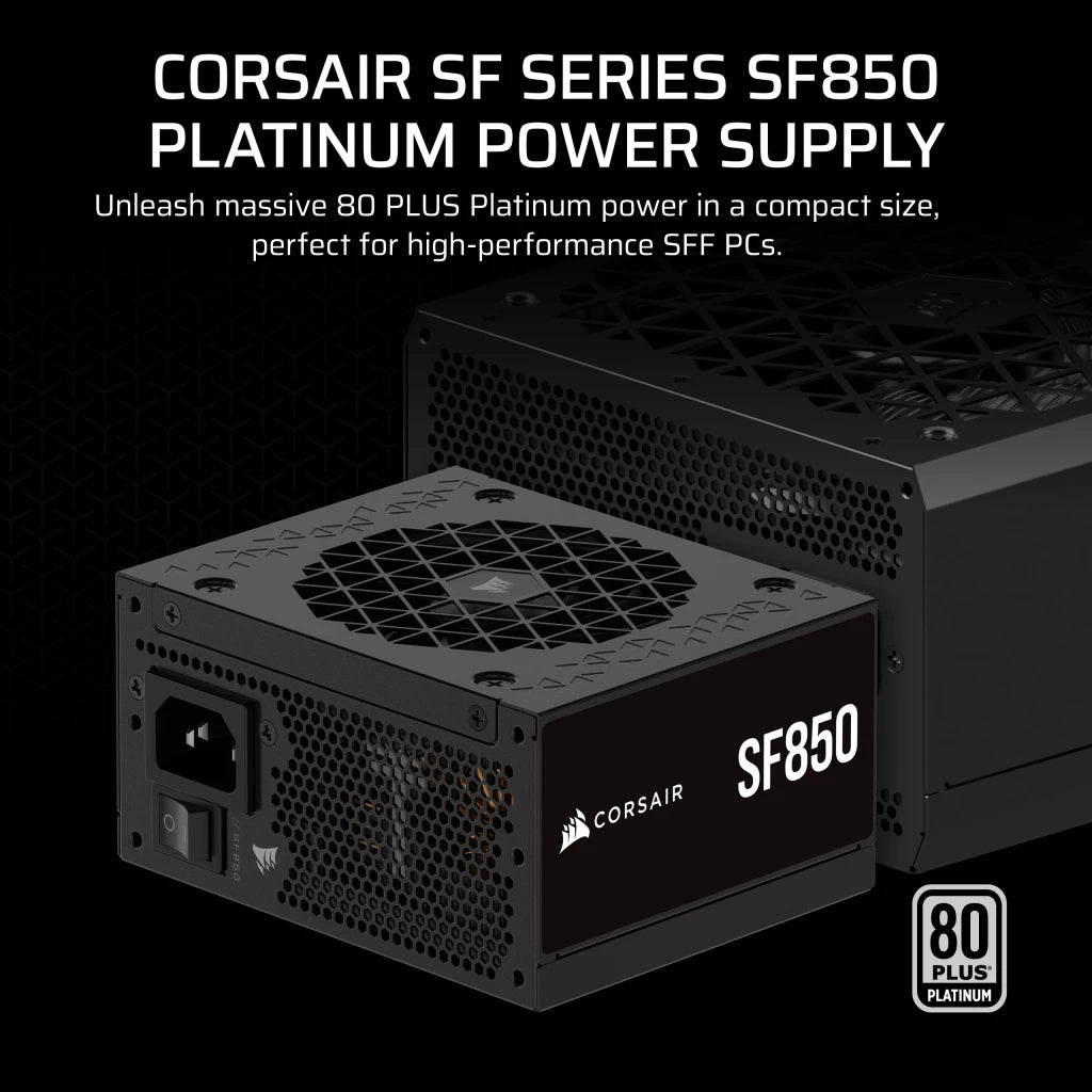 Corsair SF850 850W 80Plus Platinum 铂金牌主机电源SFX ATX 3.1 