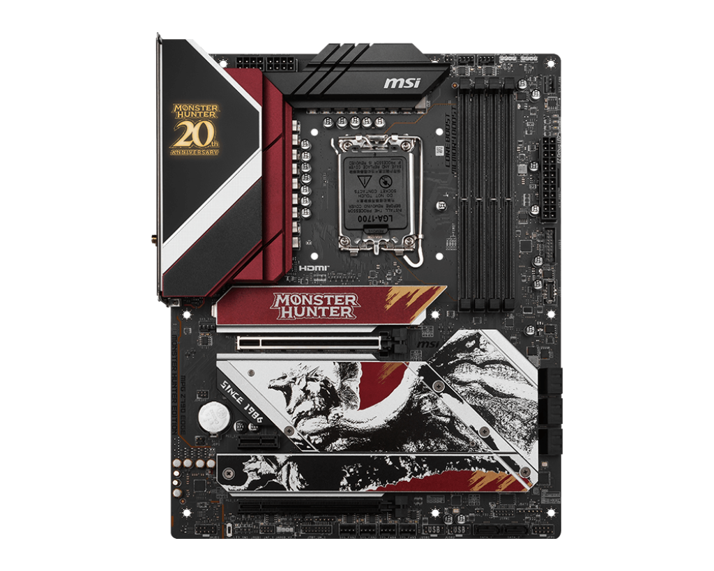 (只有1件) MSI 微星 雄火龍 MPG Z790 EDGE MONSTER HUNTER EDITION ATX 主機板 (DDR5)