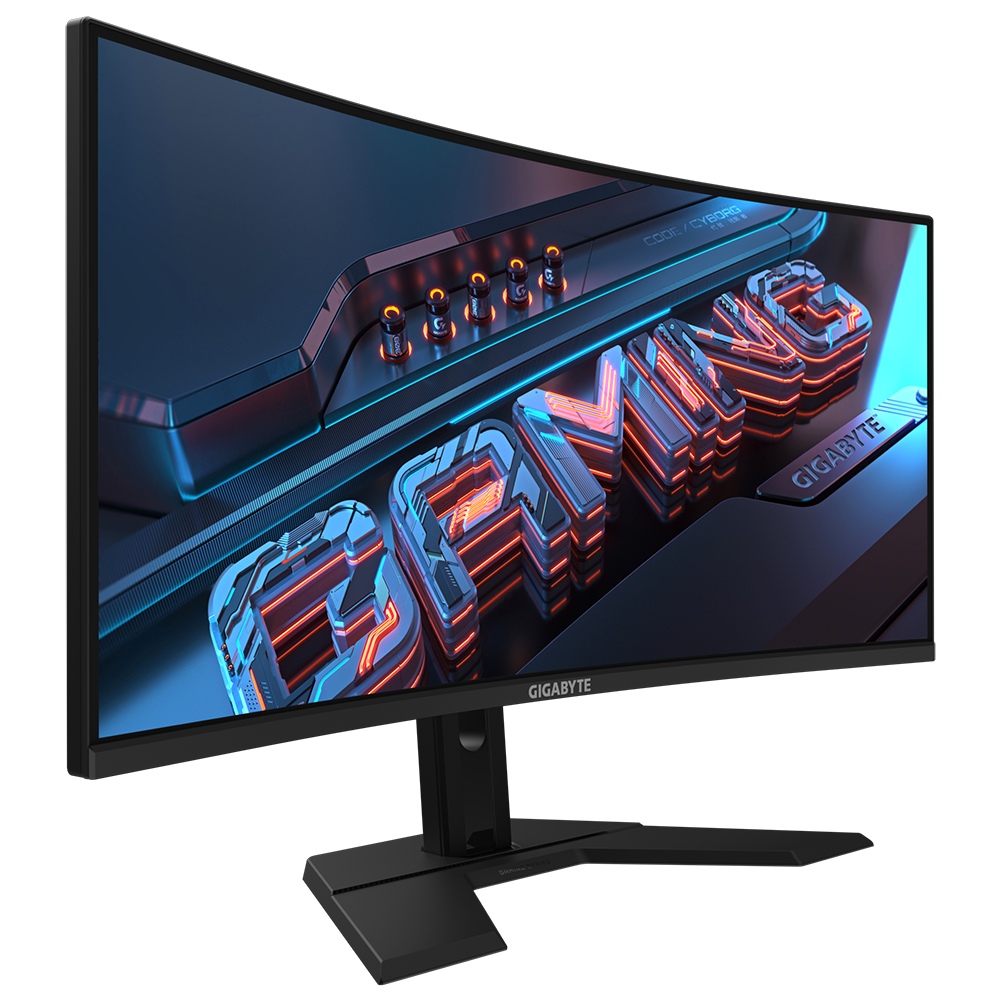 Gigabyte GS34WQC 34" VA 120Hz 1500R Gaming Monitor 曲面电竞显示器- 2560 x 1440 