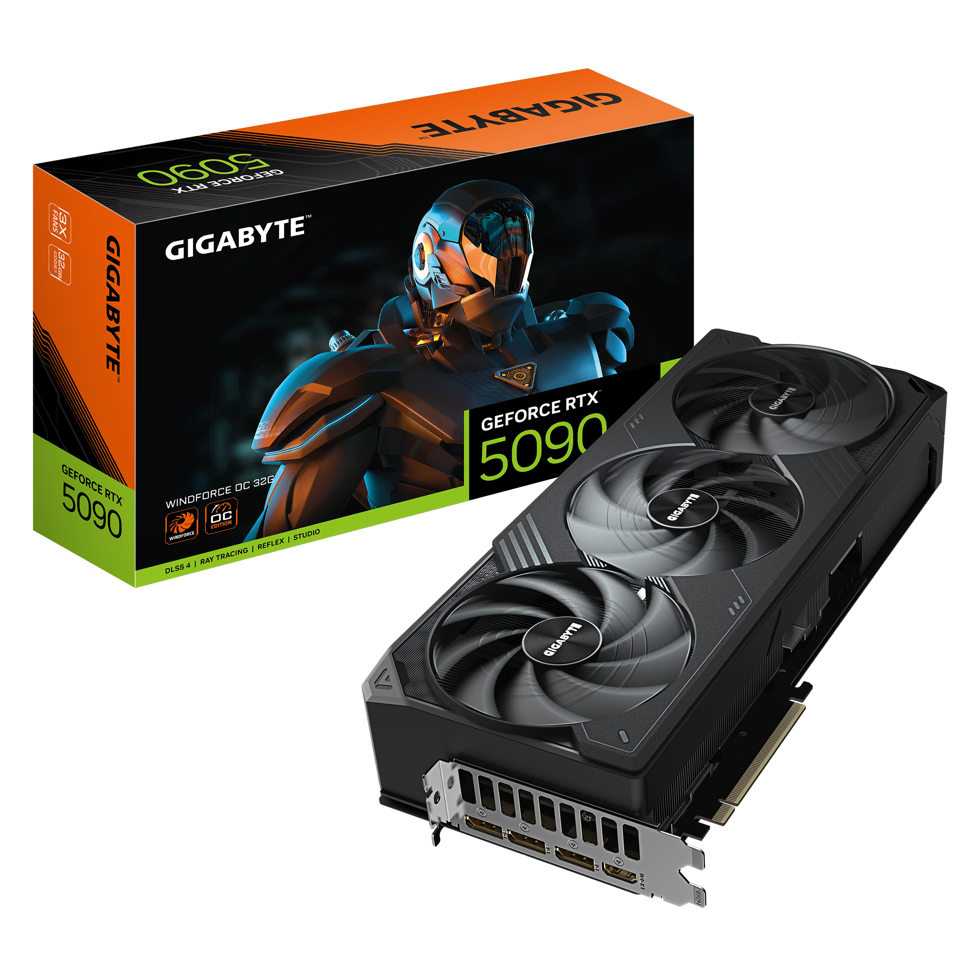 GIGABYTE 技嘉 GeForce RTX 5090 WINDFORCE OC 32GB 顯示卡