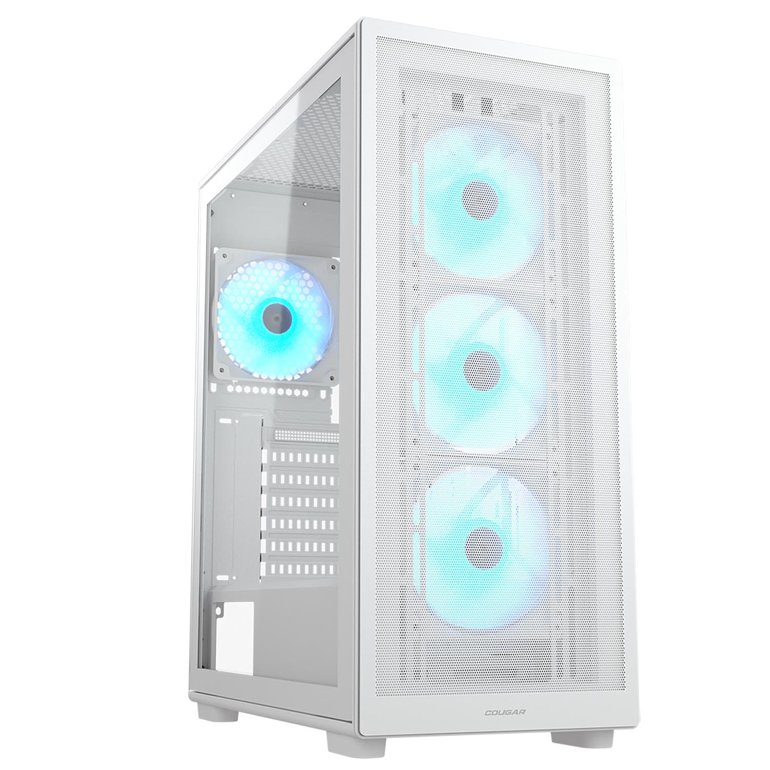 【新品推荐】Cougar MX220 RGB Case 电竞侧透玻璃机箱- 送4把ARGB风扇(黑/白) 