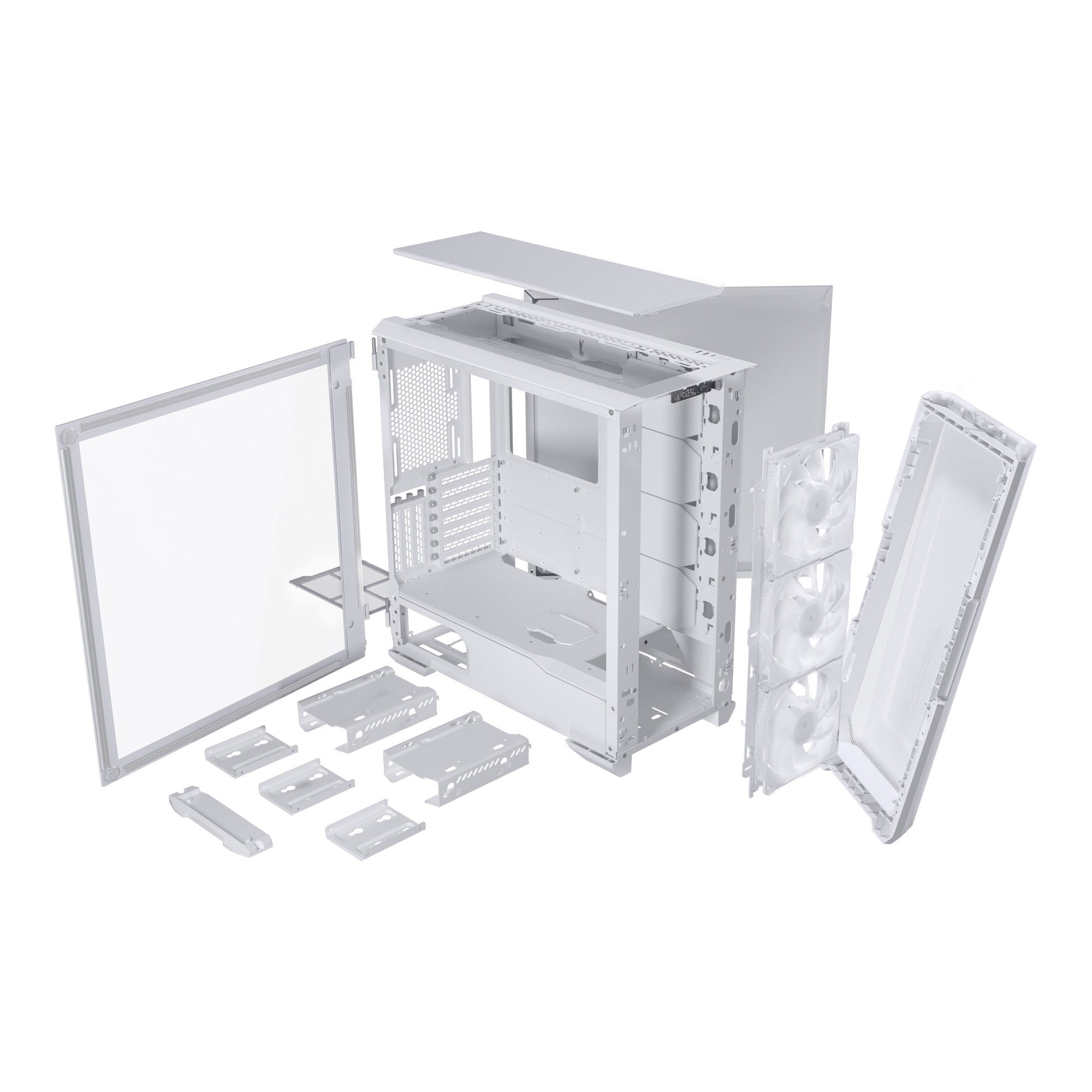 (附送3把风扇) Phanteks ECLIPSE G500A DRGB CASE e-ATX Case 中塔机箱强化玻璃MESH PANEL TEMPERED GLASS