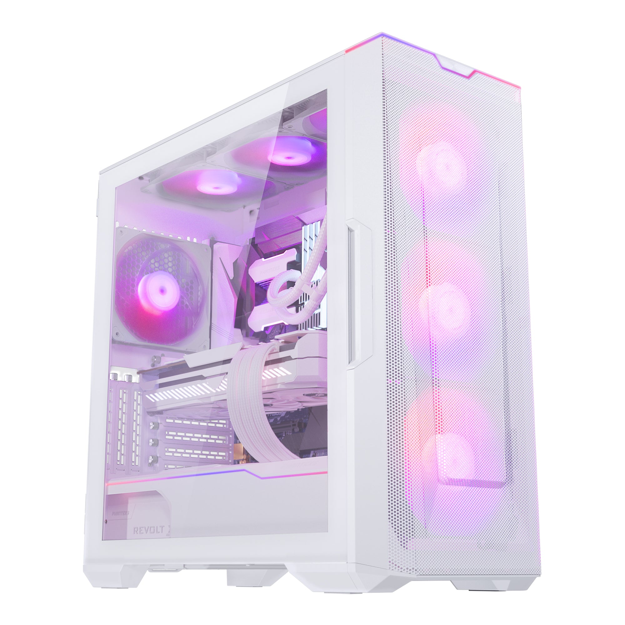 (附送3把風扇) Phanteks ECLIPSE G500A DRGB CASE e-ATX Case 中塔機箱 強化玻璃 MESH PANEL TEMPERED GLASS