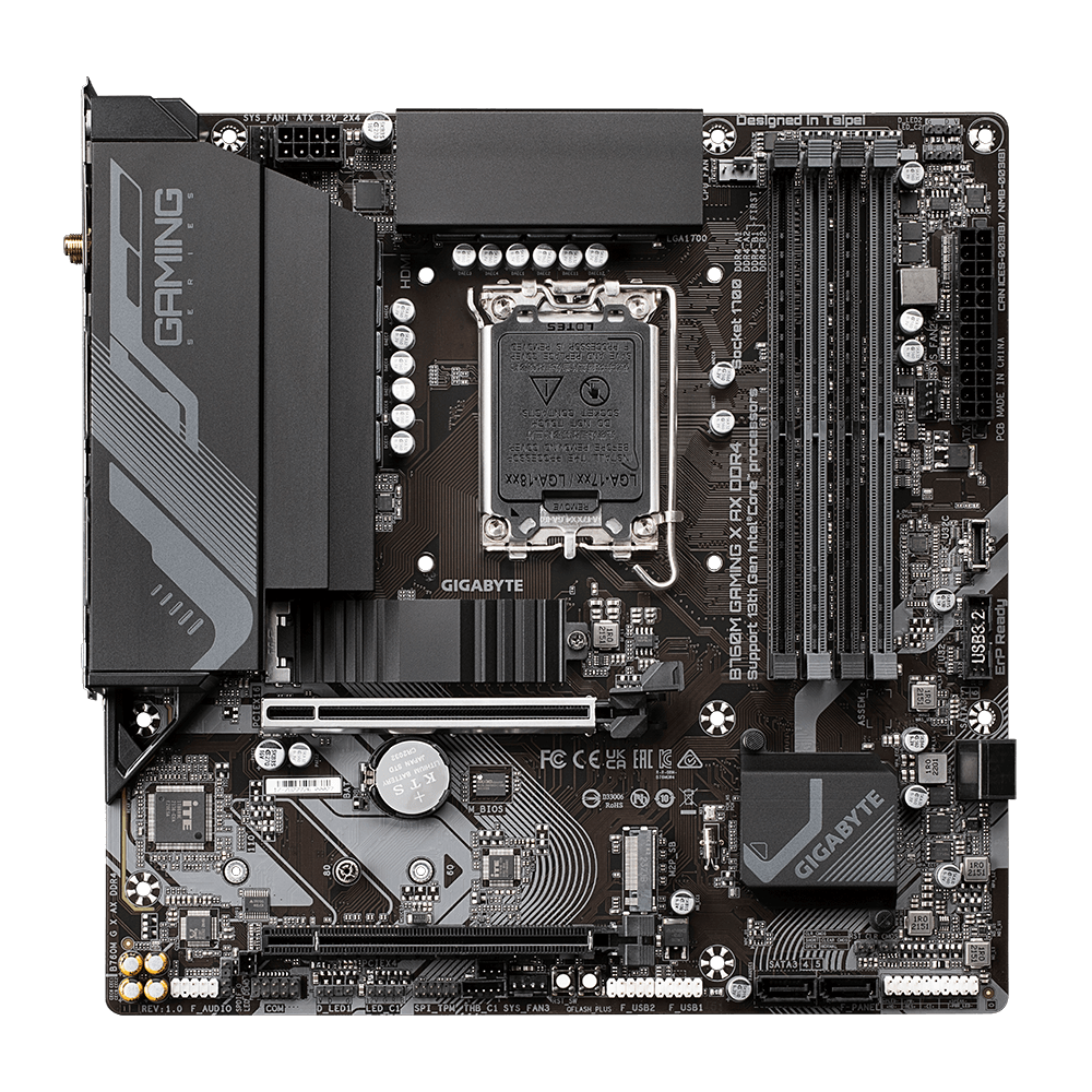 GIGABYTE 技嘉B760M GAMING X AX DDR4 Micro-ATX 主机板(DDR4)