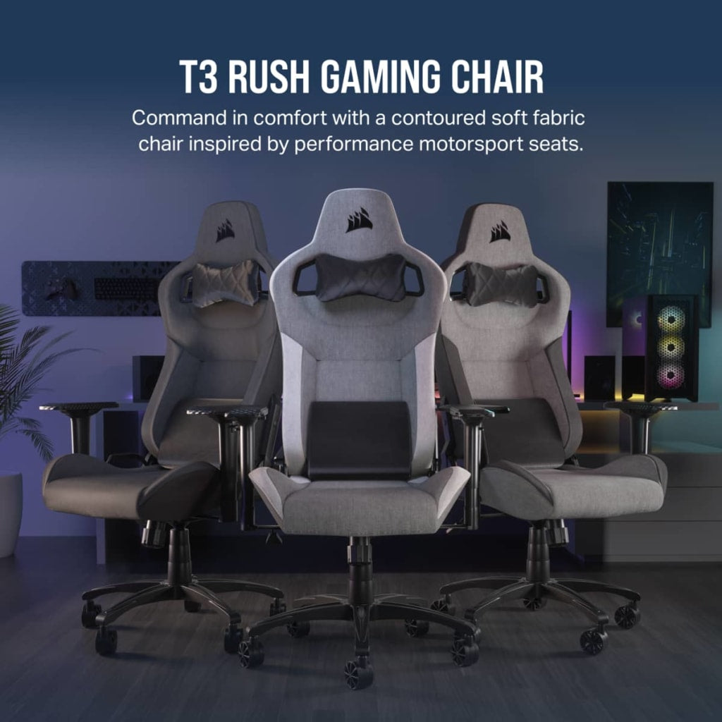 CORSAIR T3 RUSH GAMING CHAIR 高背人体工学电竞椅