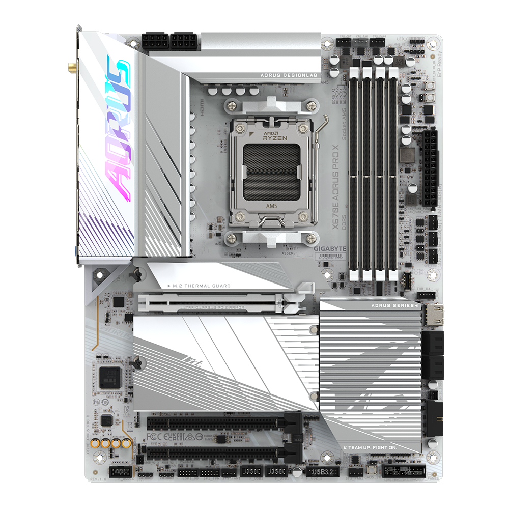 GIGABYTE 技嘉 X670E AORUS PRO X WIFI ATX 白色主機板 (DDR5)