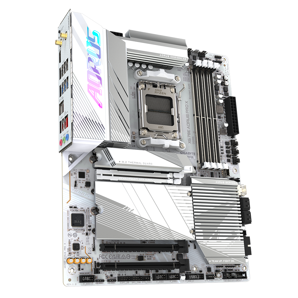 GIGABYTE 技嘉 X670E AORUS PRO X WIFI ATX 白色主機板 (DDR5)