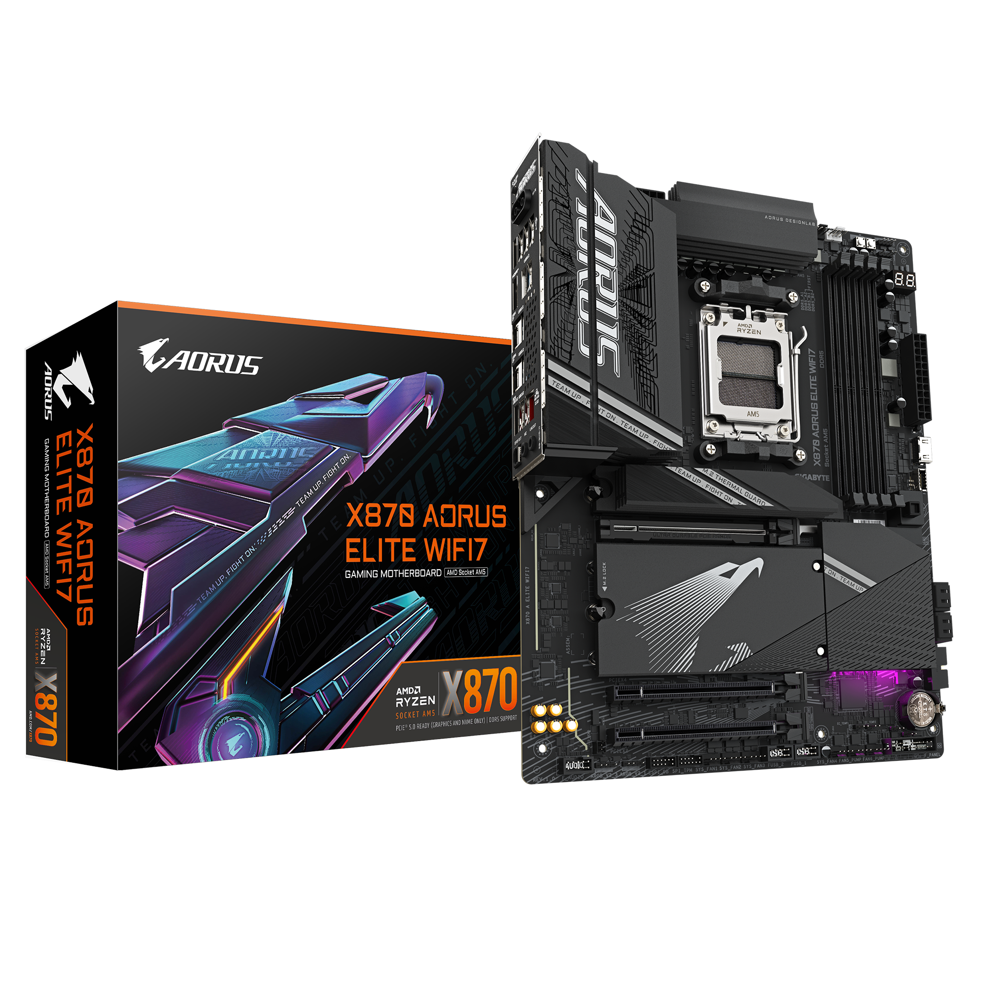 GIGABYTE 技嘉 X870 AORUS ELITE WIFI7 ATX 主機板 (DDR5)