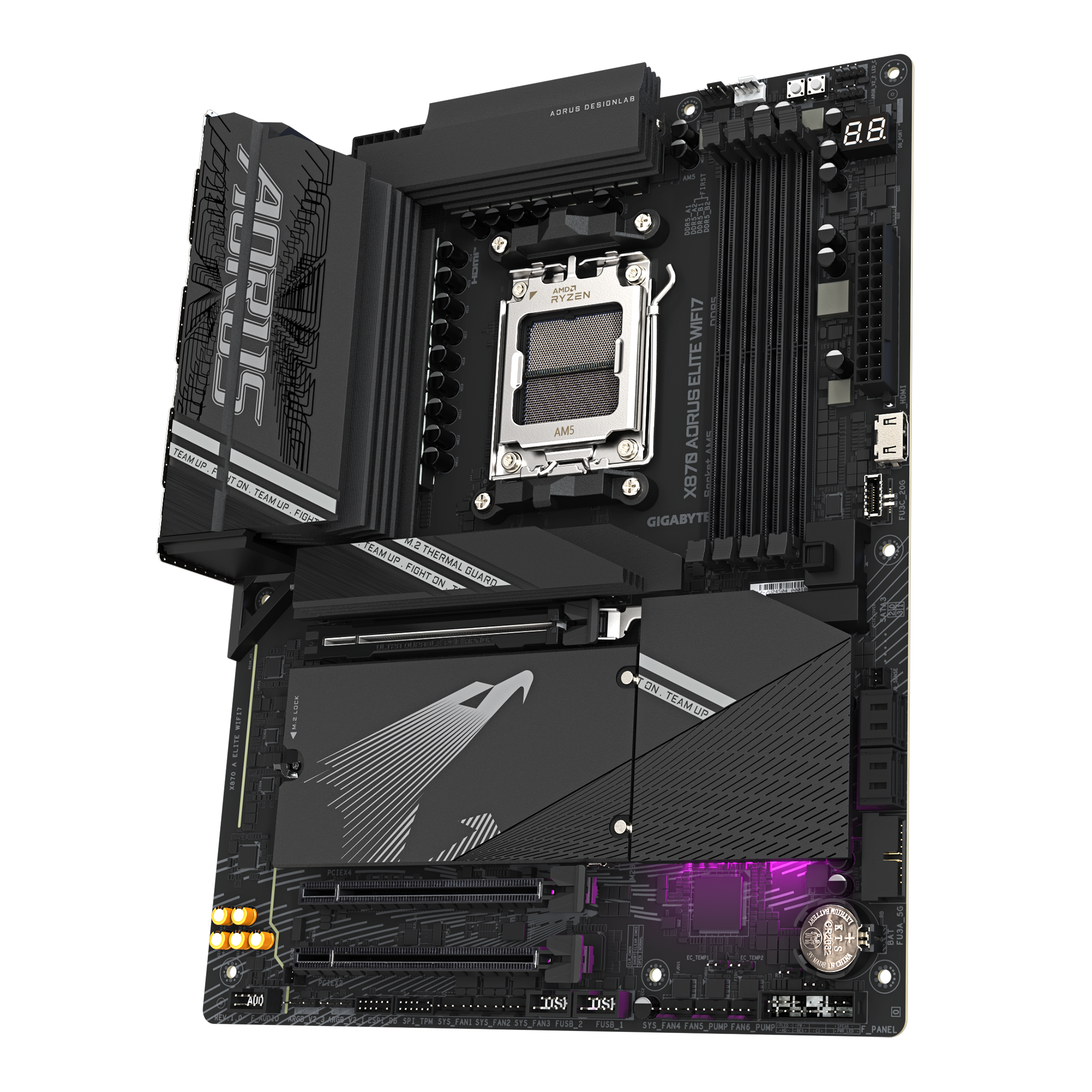 GIGABYTE 技嘉X870 AORUS ELITE WIFI7 ATX 主机板(DDR5) 