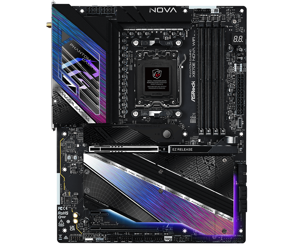 ASRock 華擎 PHANTOM GAMING X870E NOVA WiFi ATX 主機板 (DDR5)