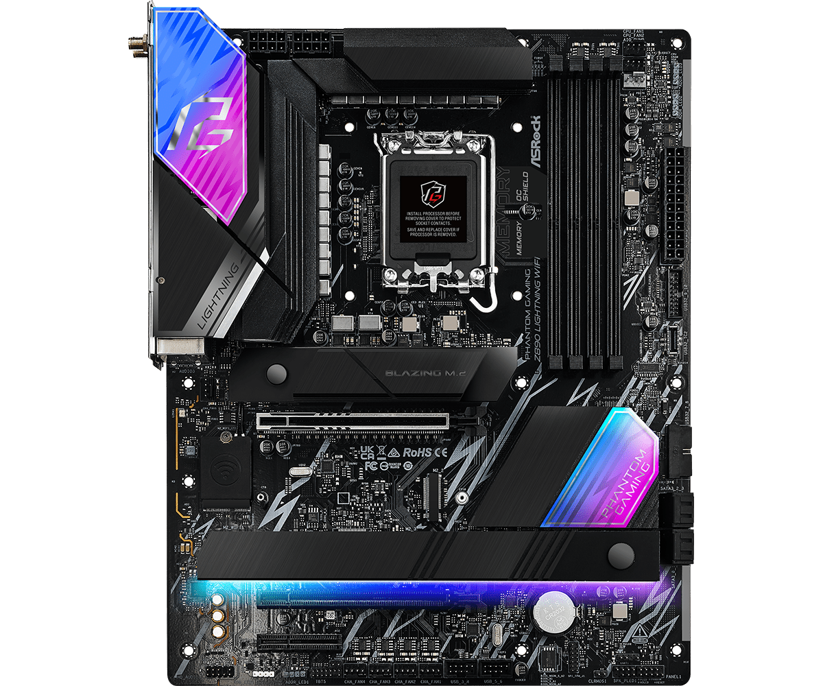 ASRock 华擎Z890 LIGHTNING WIFI ATX 主机板(DDR5) 